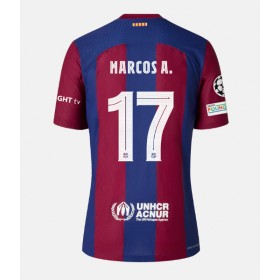 Barcelona Marcos Alonso #17 Hemmakläder 2023-24 Kortärmad